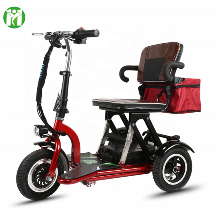 Sym Scooters Scooter-Electric Freestyle Mobility Mini Folding Disabled City 3 Wheels Scooter Bike