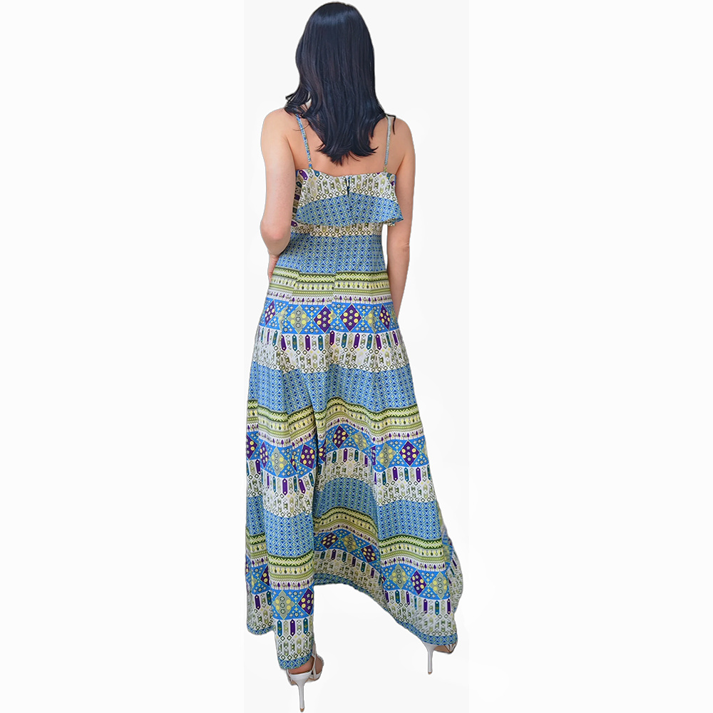 French vintage women casual dress african kitenge clothing polynesian designs ladies maxi cotton long summer slip dresses