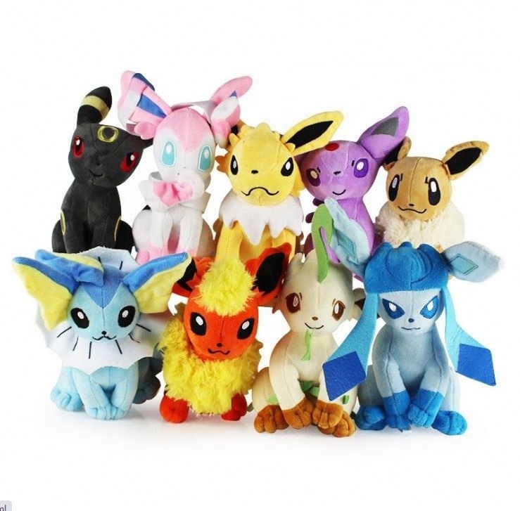 Wholesale 8 Inch Eevee Collection Stuffed Animal Toy Stuffed Plush Toy Animal