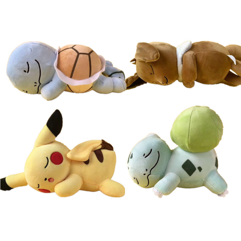 Cartoon Doll Sleeping pikachu Doll Child Pillow Sleeping Plush Toys