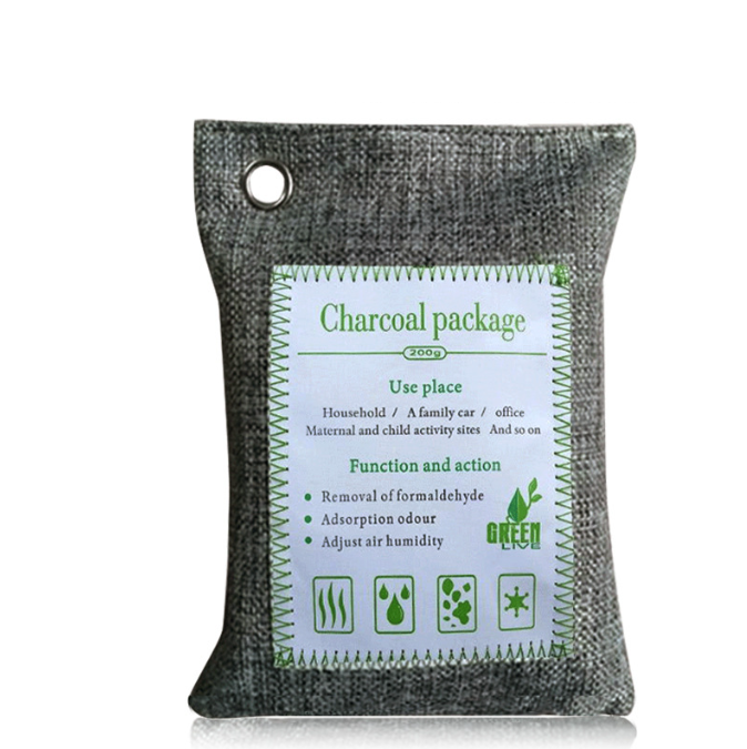 Wholesale Linen Bamboo Charcoal Bags for Car Deodorization and Formaldehyde Removal