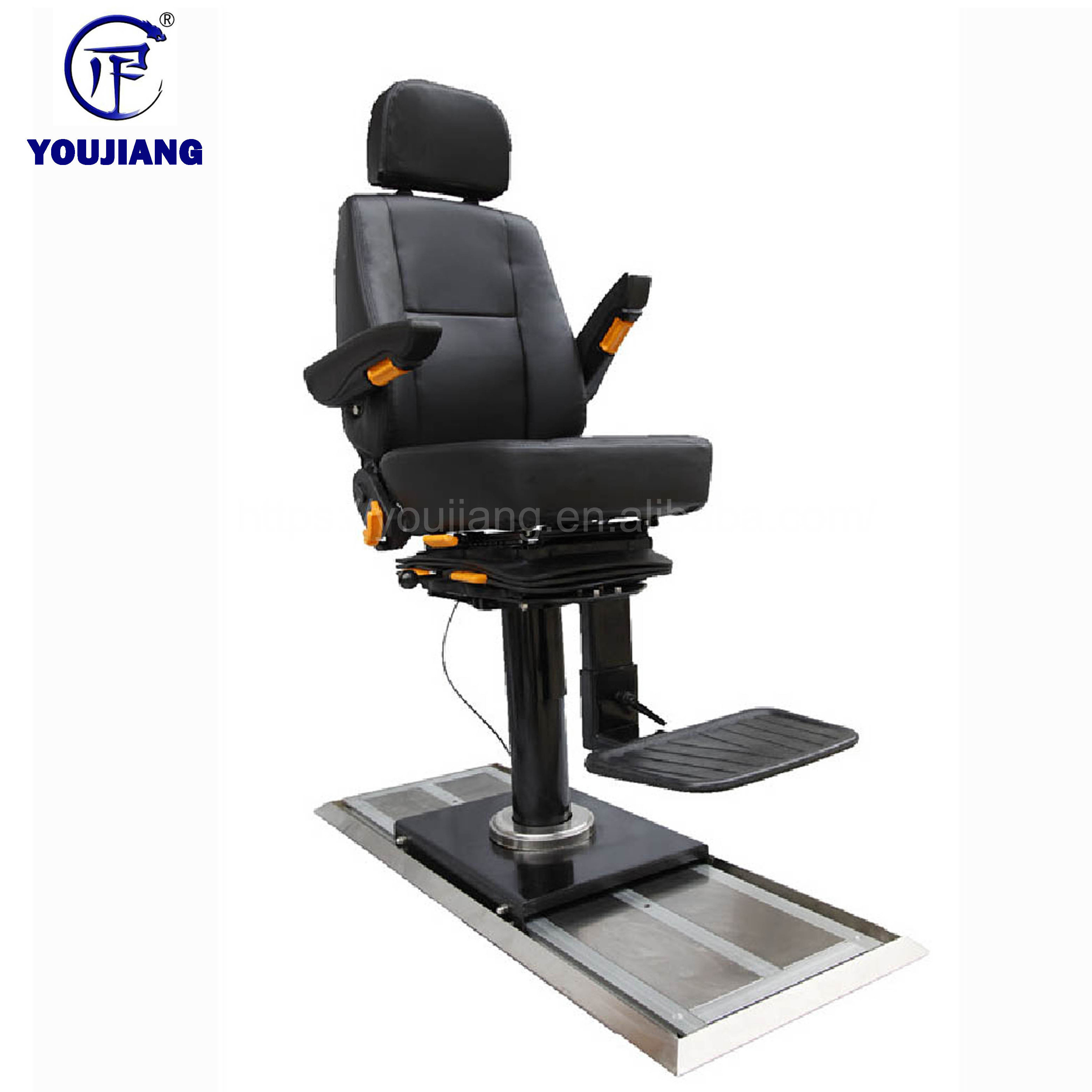 Rotating marine captain chair / boat driver operator seats