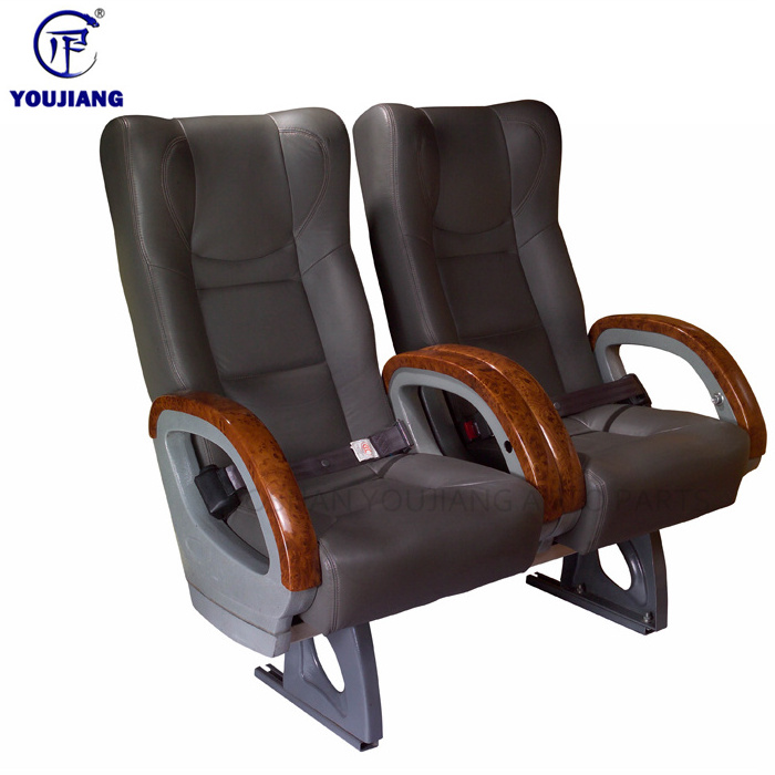 rotating adjustable coach bus seat,leather shock absorbing bus seat for sale