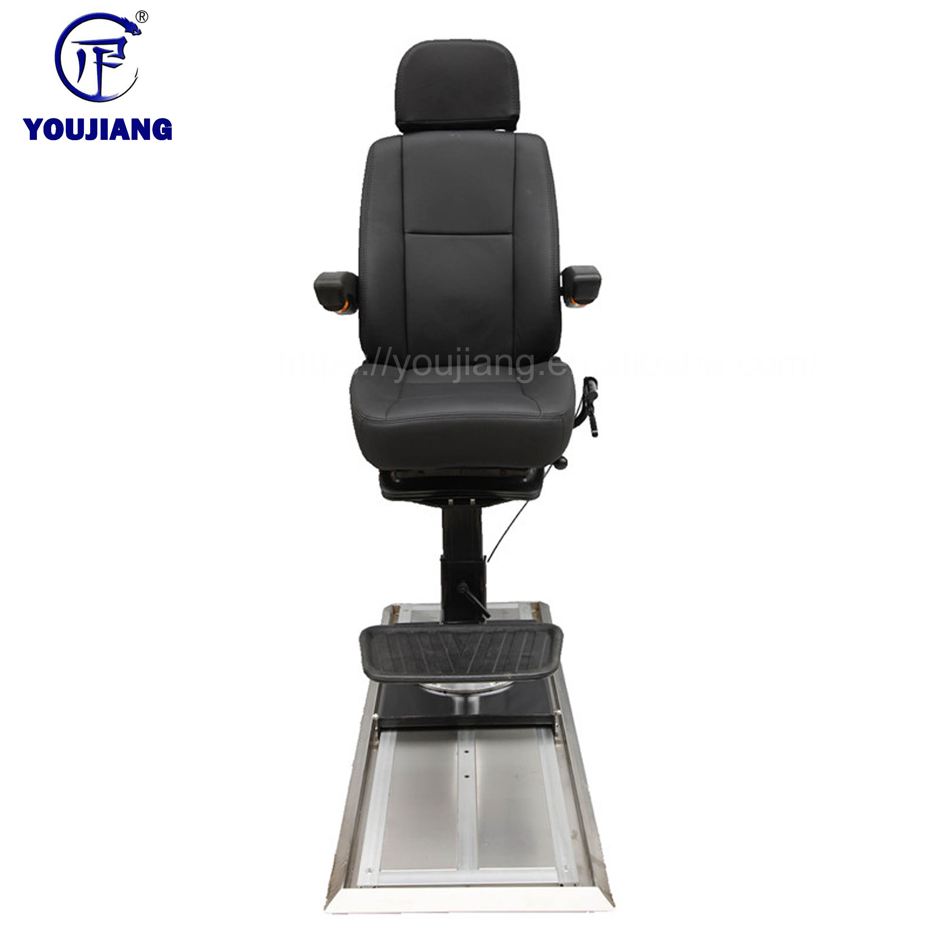 Rotating marine captain chair / boat driver operator seats