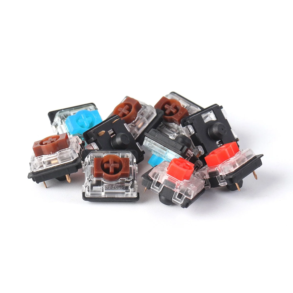 Factory Pre-lubed DIY Thin Switches Tactile Linear Mechanical Keyboard KS-33 Gateron Low Profile 2.0 Switches Shaft 3 Pin