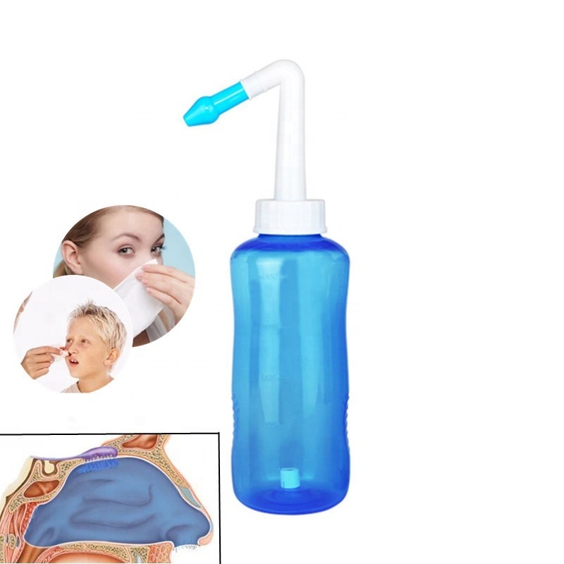 High Quality Portable Nasal Wash Bottle Neti Pot Sinus Rinse 300ml Sinus Rinse Bottle Nose Wash Cleaner