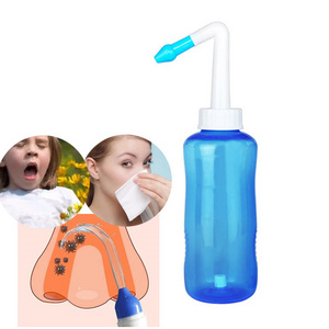 2023 High Quality Wholesale 500ML Nasal Wash Bottle Nose Cleaner Personal Care for Adult & Kid