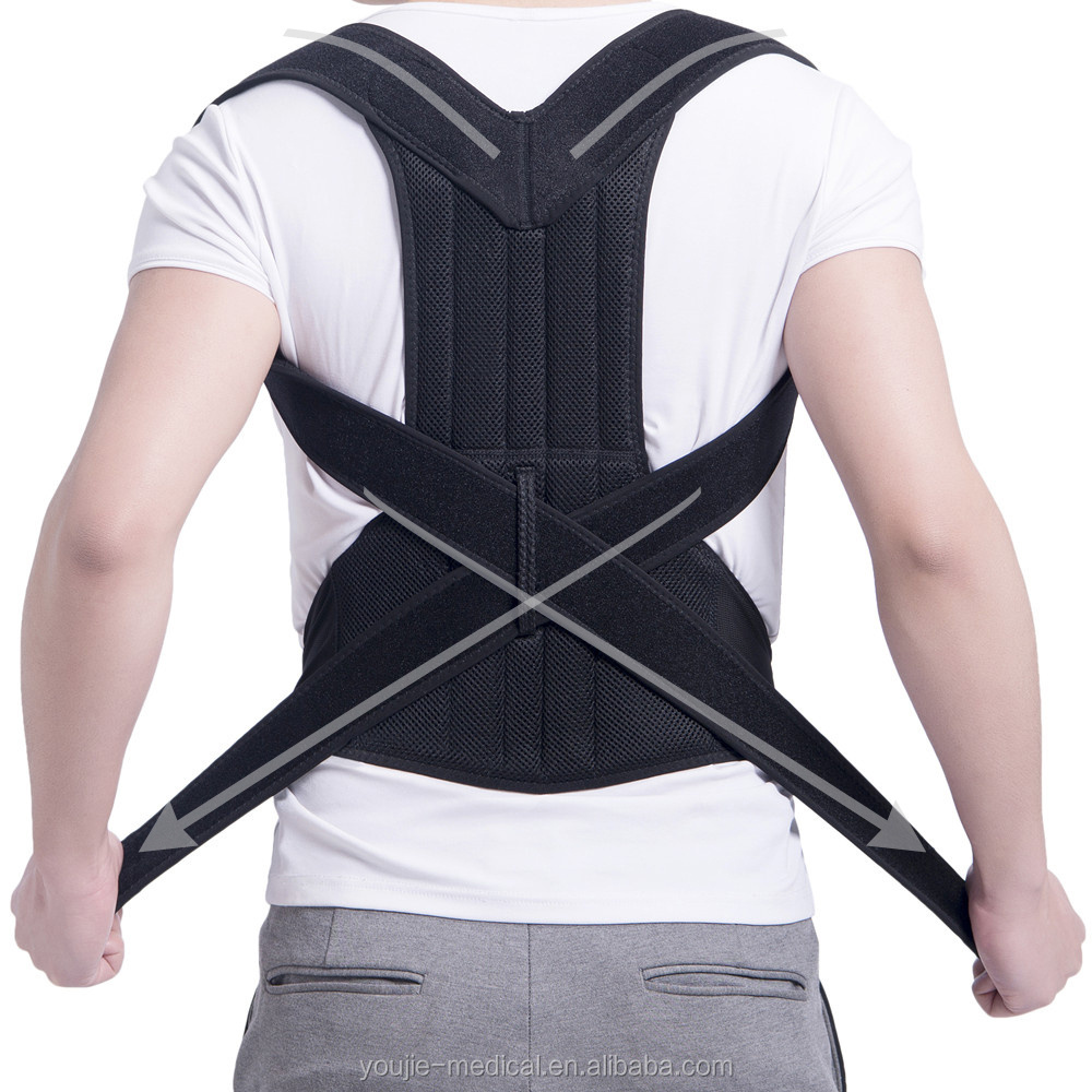 Men and Women Posture Corrector Adjustable Upper Back Brace Shoulder Clavicle Support Brace For Providing Pain Relief