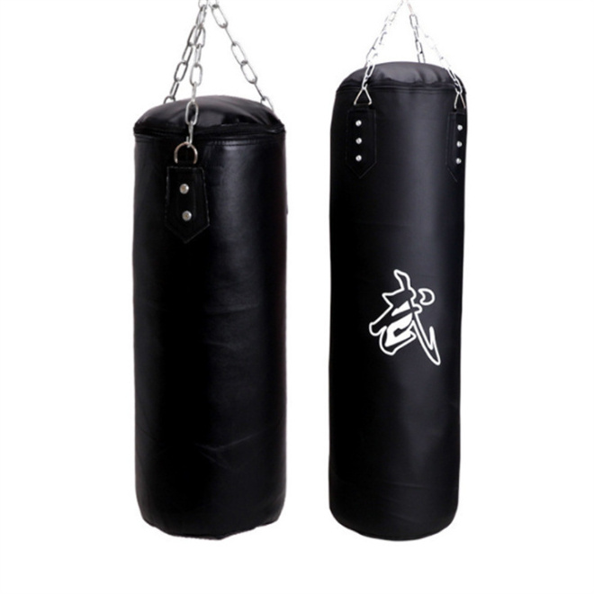 Heavy Boxing Bag Hanging Punching Bag for Man Women Kids Punching Bag with Gloves Special Chains and Hooks Empty Sandbag Indoor