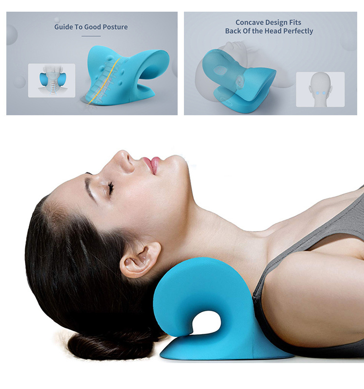 2023 Hot selling Neck Support Neck and Shoulder Relaxer Cervical Traction Device for Pain Relief and Cervical Spine