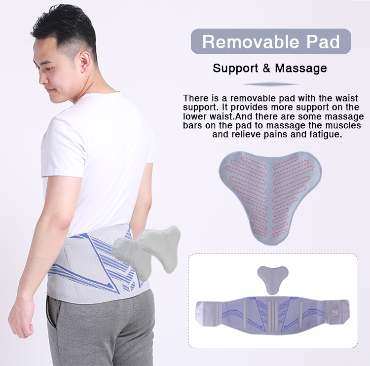 Pain Relief Elastic Waist Decompression Belt Lumbar Spine Retractor Back Support Brace Manufacturer