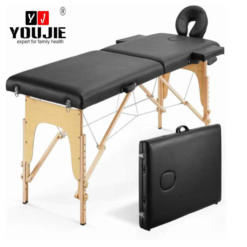 Home Premium Memory Foam Massage Table Foldable & Portable  Massage bed Massage Table Spa Bed with face hole