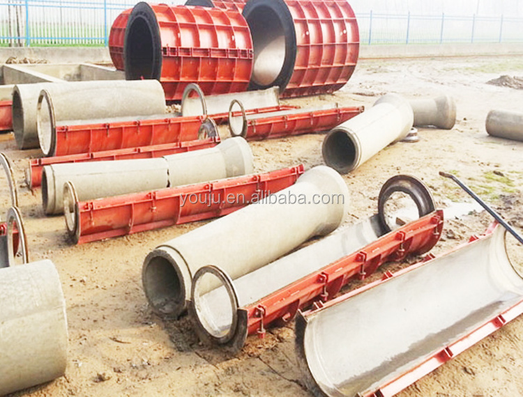 LY-V Culvert Cement Pipe Making Machine to Make Flat Joint and socket joint Concrete pipe