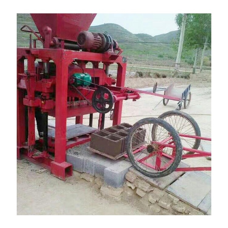 QTJ4-35 Profitable enterprise Small Scale Brick Cement Hollow Block Making Machine