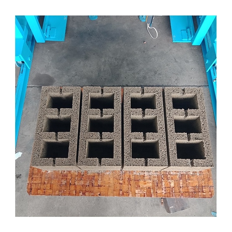 QTJ4-25 Semi Automatic Interlocking Brick Machine with Concrete Machinery Cement Brick for Hollow Paving Block Making Machine