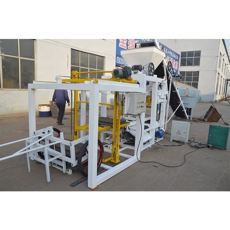 QTJ4-24 Concrete Block Molding Machine Block Making Machine Customized Turkey Products Paving Brick Making Machine South Africa