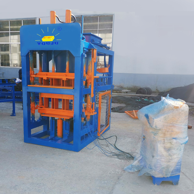 LY4-10 Soil Brick Making Machine Concrete Interlock Interlocking Hourdis Block Molding Machine Brick Making Machine Price