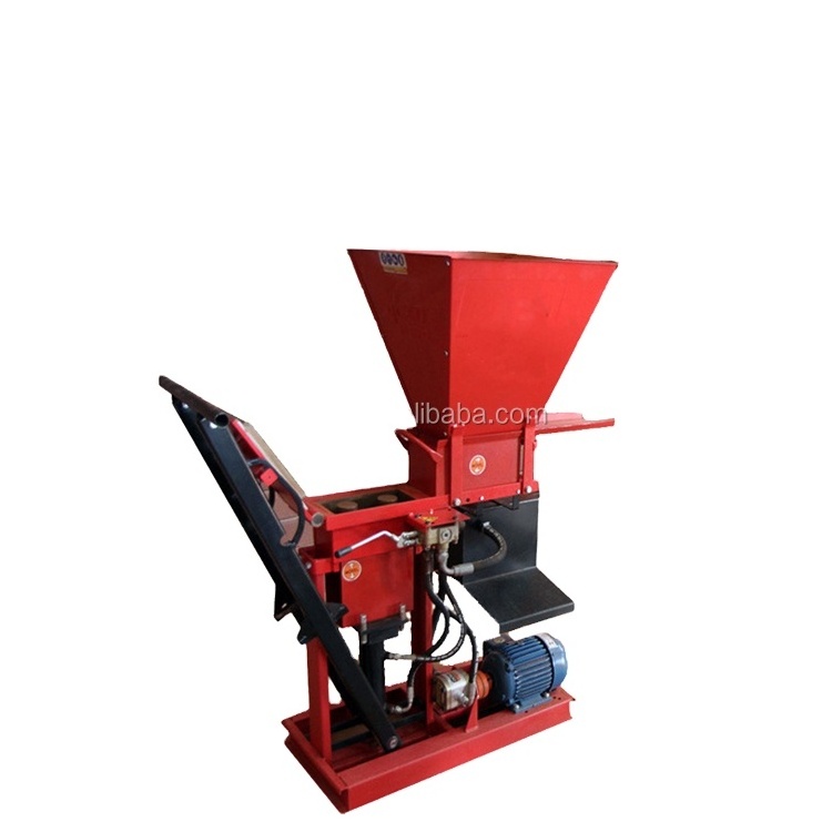 eco brava ecological hand press clay interlocking brick machine