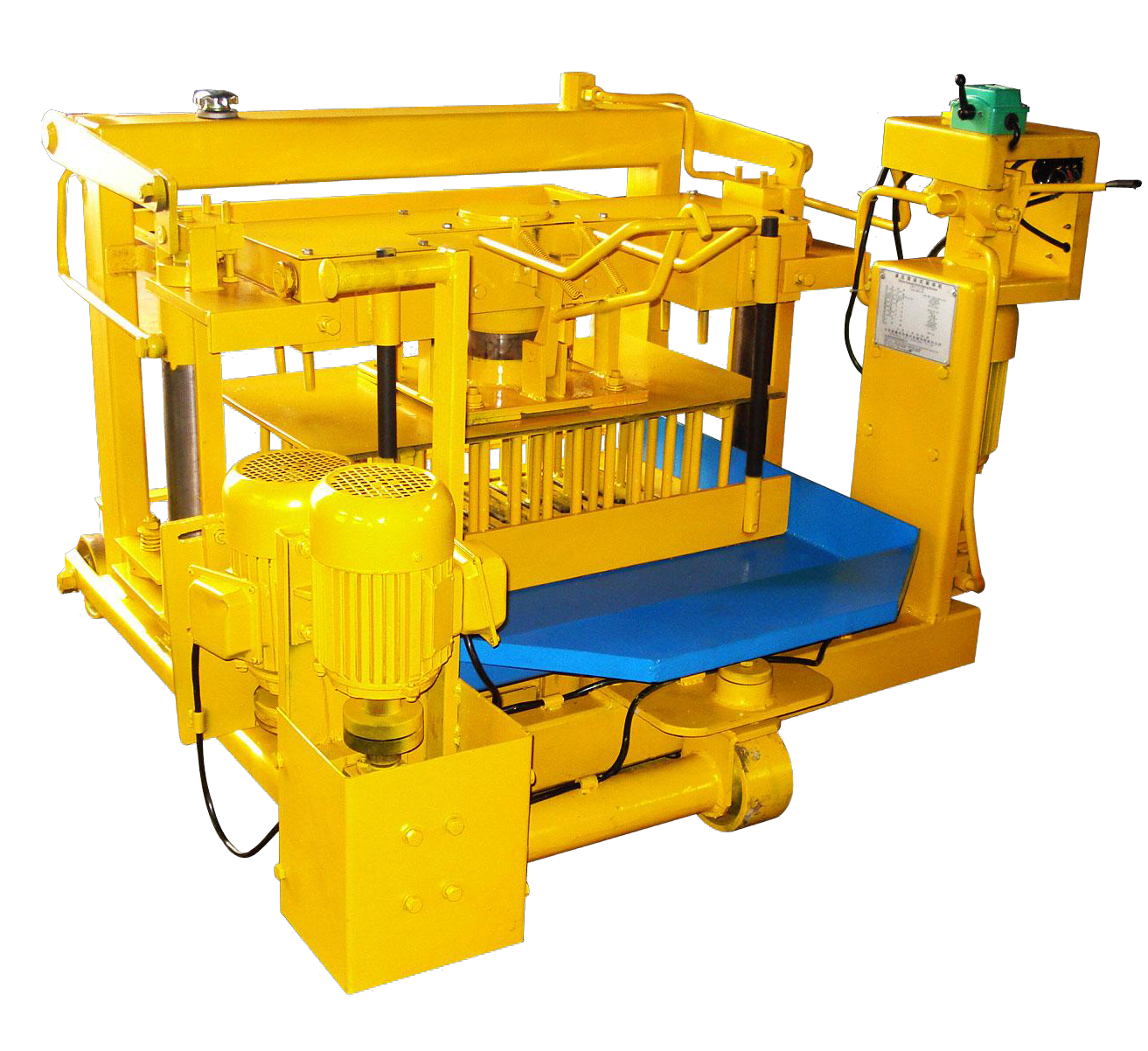 QMY4-30 Manual Hydraulic Cement Brick Machines for Small Business with Concrete Block Machine Mobile Hollow Block Making Machine