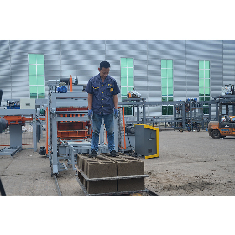 QT6-15 Fully Automatic Interlocking Block Moulding Machine Concrete Machine Making Cement Brick Hollow Block Making Machinery