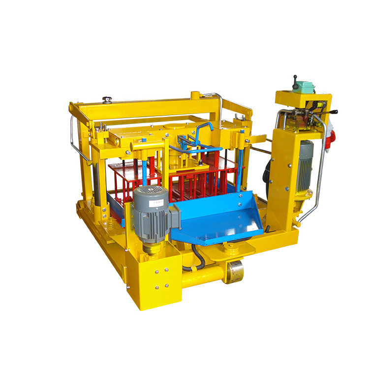 QMY4-30 Manual Hydraulic Cement Brick Machines for Small Business with Concrete Block Machine Mobile Hollow Block Making Machine