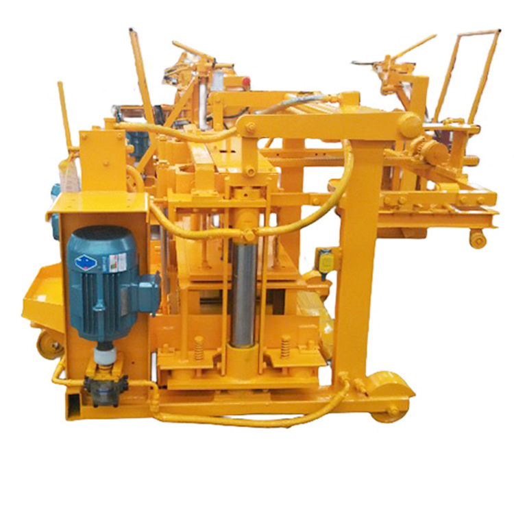 QT40-3A automatic mobile hollow cement block making machine price