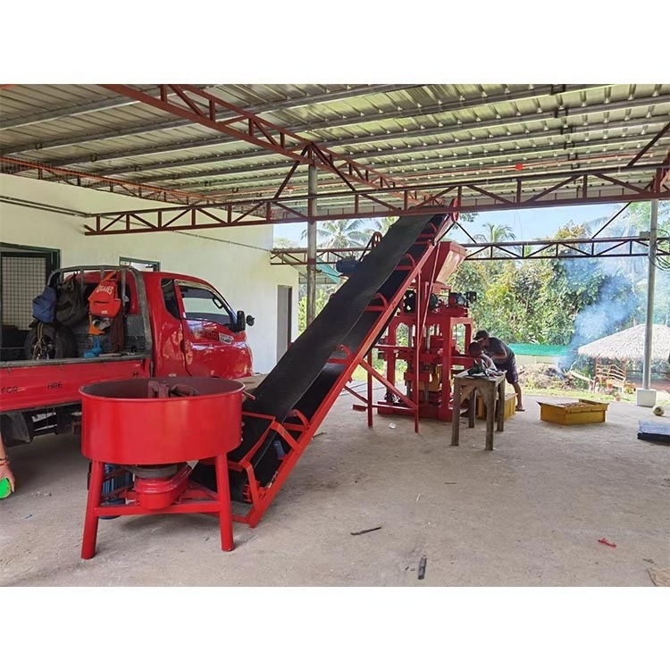 QTJ4-35 Profitable enterprise Small Scale Brick Cement Hollow Block Making Machine