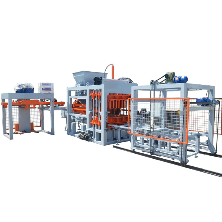 QT6-15 Fully Automatic Interlocking Block Moulding Machine Concrete Machine Making Cement Brick Hollow Block Making Machinery