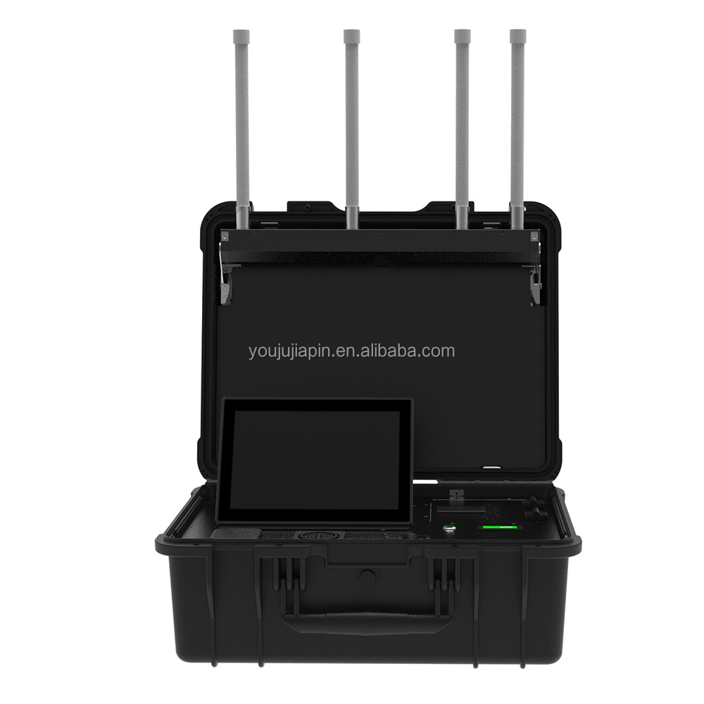 Briefcase Style Drone Detector used for Drone detection and identification drone Trajectory tracking and display Pilot position