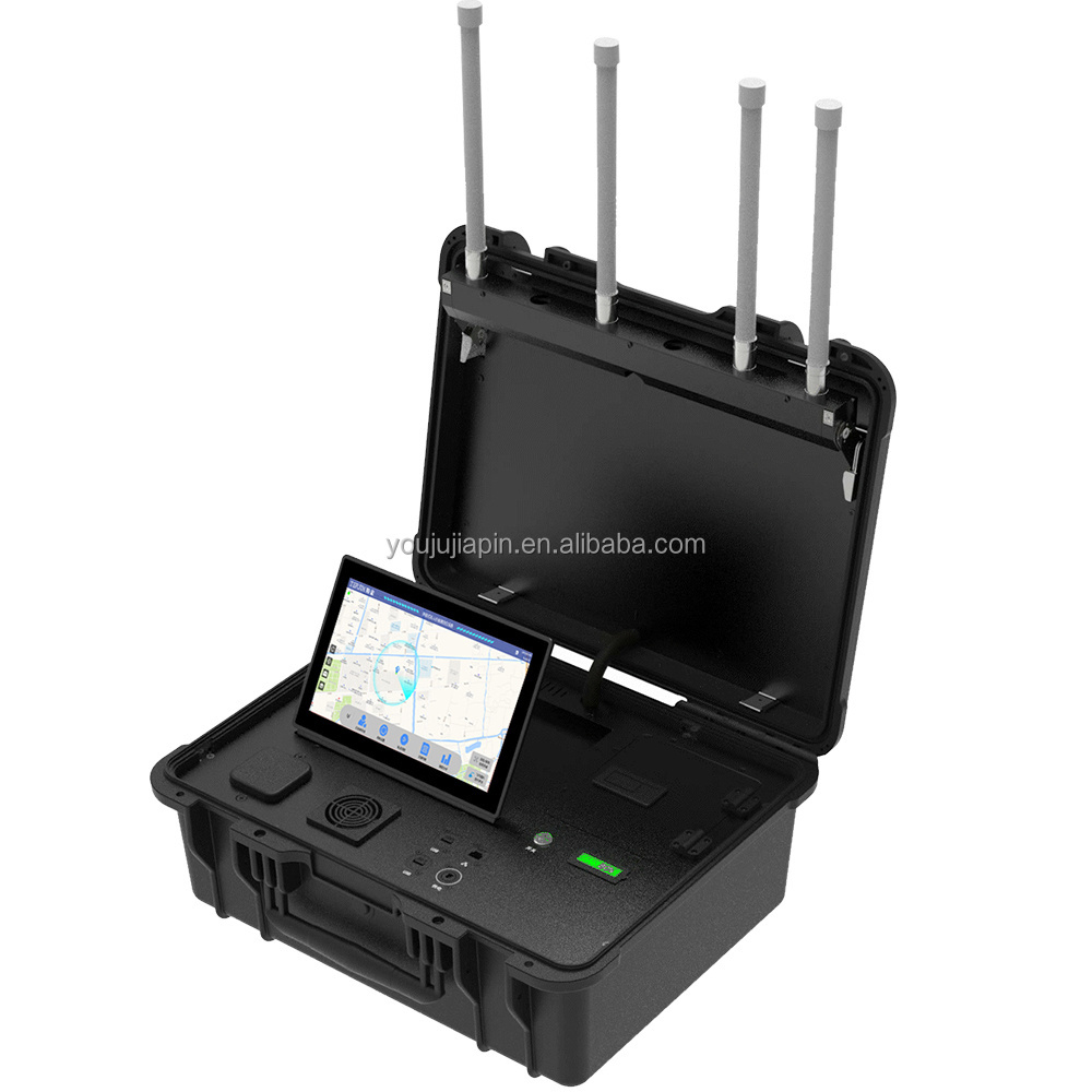 Briefcase Style Drone Detector used for Drone detection and identification drone Trajectory tracking and display Pilot position