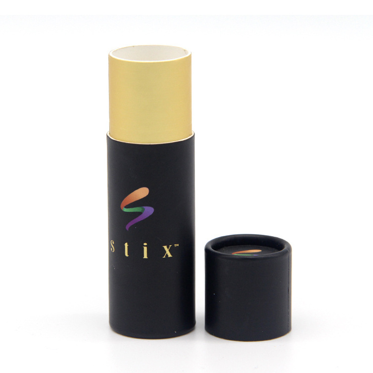 Eco Friendly Custom Printed Logo Long Sticks Matches Matchstick Packaging Black Cylinder Tube Match Kraft Paper Tube