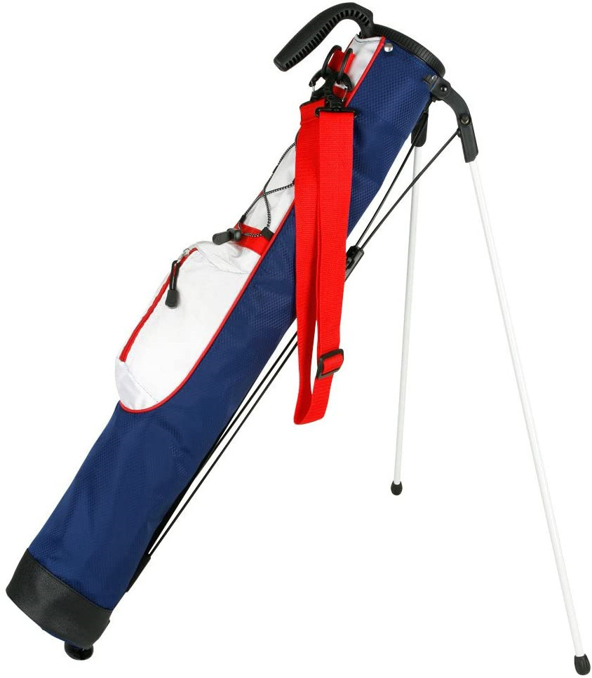 YOUK Wholesale customize Pitch and Putt Lightweight Stand/Carry leather professional sunday Golf Bag