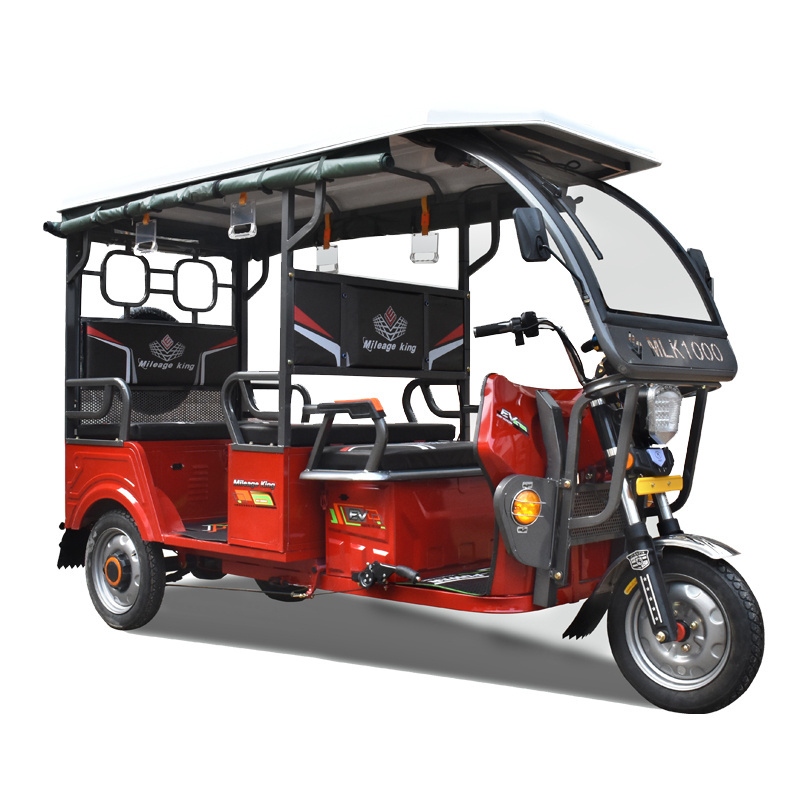 Mobility Electric Tricycle Vehicle Rickshaw for Adult Low Price Electric Passenger Tricycle Tuk Tuk