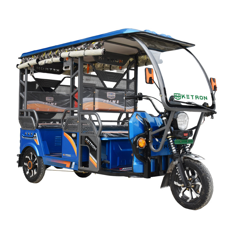 Factory supply high quality tuk tuk passenger electric tricycle chassis three wheel motorcycle for sale