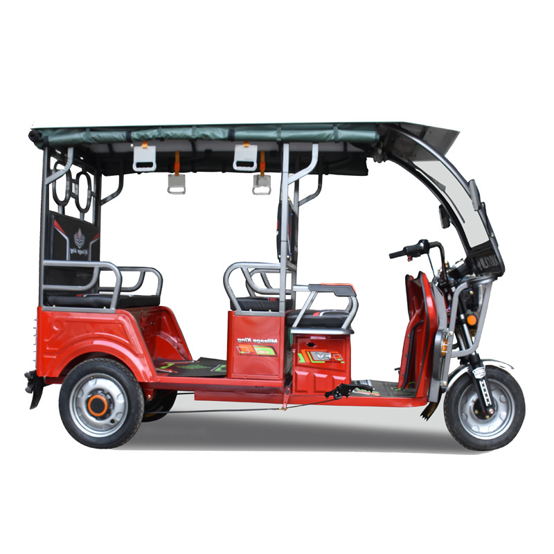 Factory direct sale cheap electric tricycle long range electric passenger tuk tuk adult three 3 wheels e rickshaw