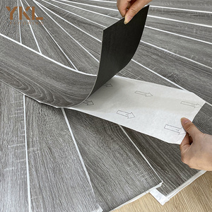 Peel And Stick Waterproof Wear Resistant 1.6mm 1.8mm 2.0mm Dryback Herringbone Self Adhesive Vinyl Tiles PVC Flooring