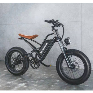 20*4.0 electric bike  electric fat tire ebike 750W disc brake banana seat electric fat tire bike folding electric bicycles