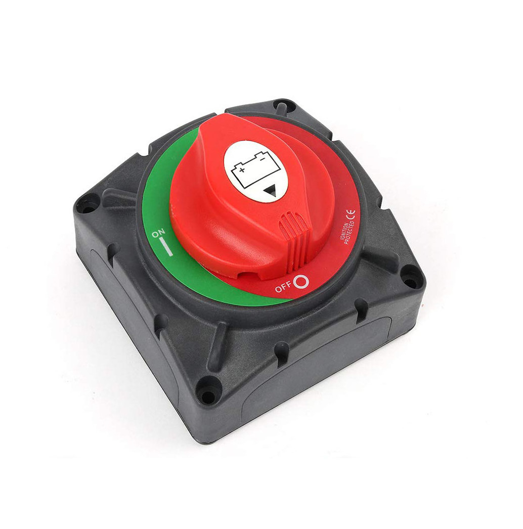 High Current Battery Disconnect Switch, On-Off 600A Continuous Battery Master Switch 12V-48V Battery Kill Isolator Switch