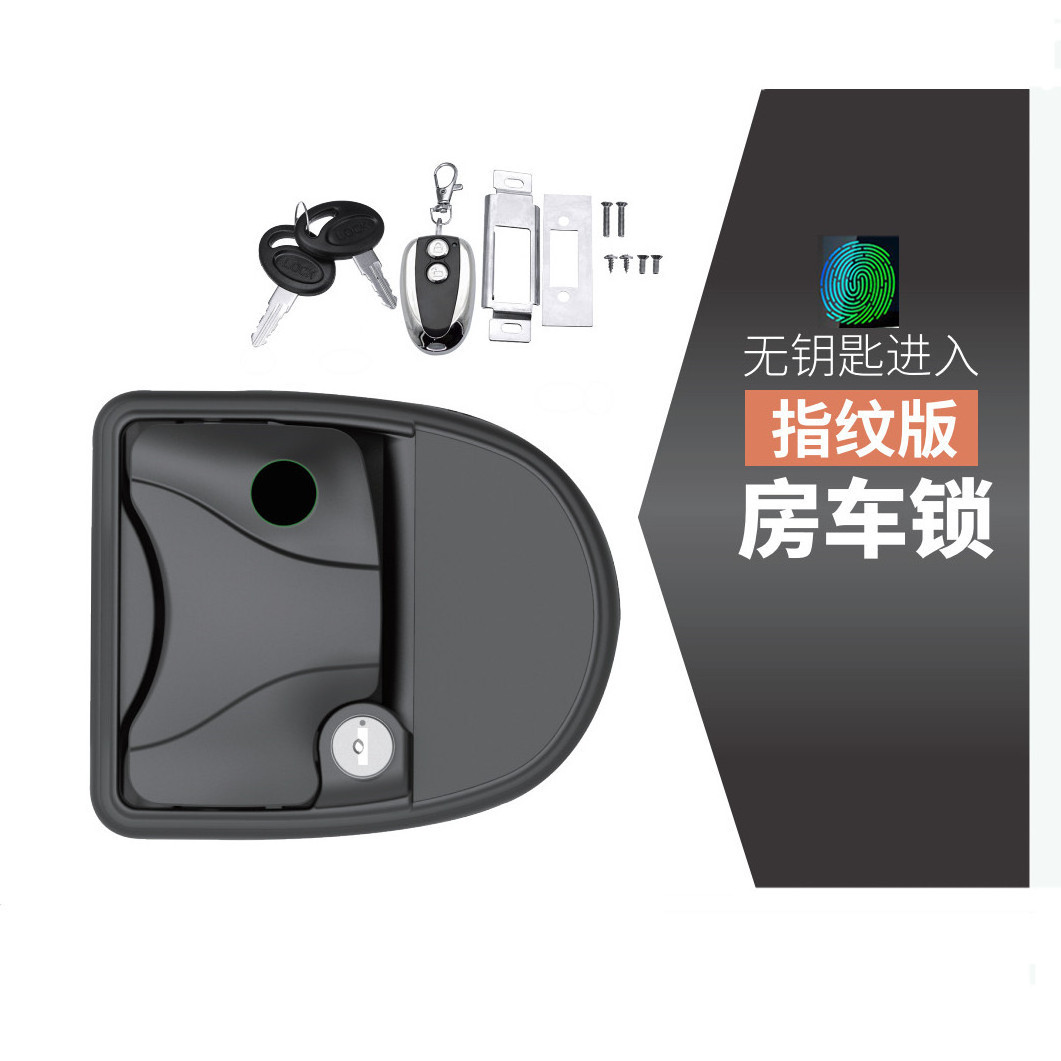 Keyless Backlit Deadbolt Motorhome RV Door Lock with Remote Control Metal Latch for RV Trailer camper van