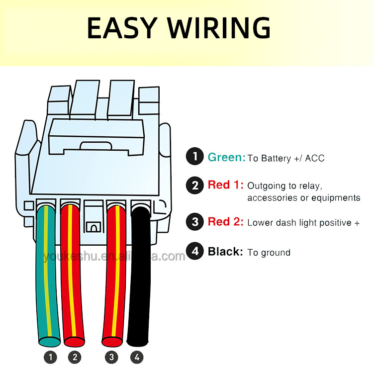 12V fog light switch ON OFF Power Blue Light Push Button Switch for Toyota