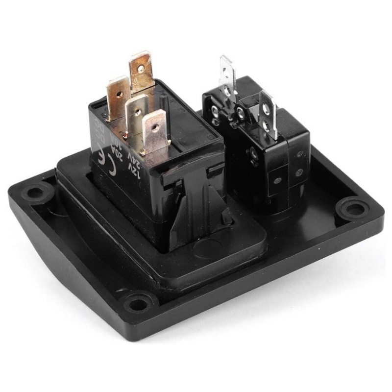 3-Way Bilge Pump Switch Panel Marine Bilge Pump Switch 3-Way Panel