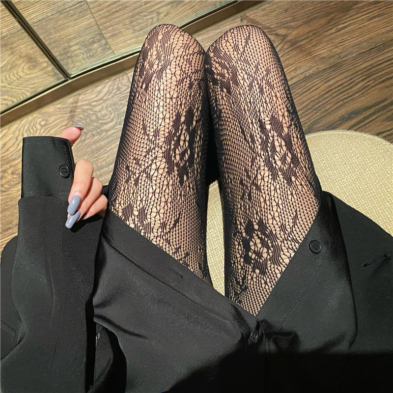 Wholesale Sexy women mesh sheer spandex lingerie transparent stockings fishnet pantyhose