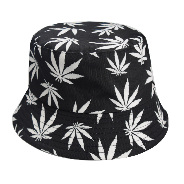 HF Cross-border new creative printing Multiple designs double-sided mushroom hat basin bucket hats