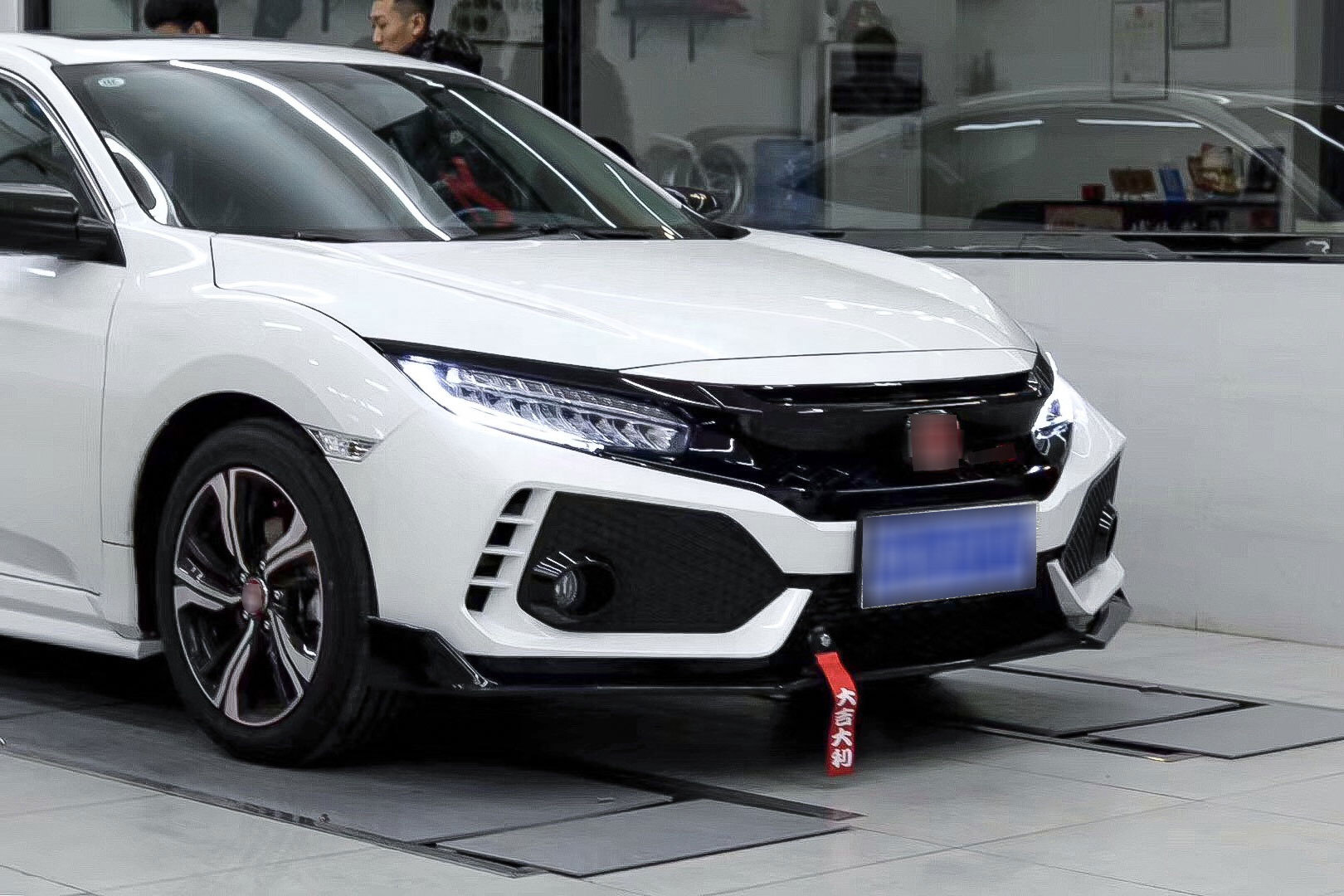 PP body kit For Honda civic type-R front rear bumper side skirt spoiler ...