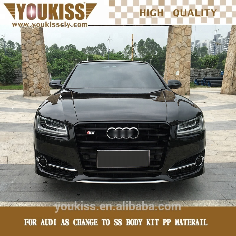 S8 style body kits For 15-17 Audi A8 car body kits