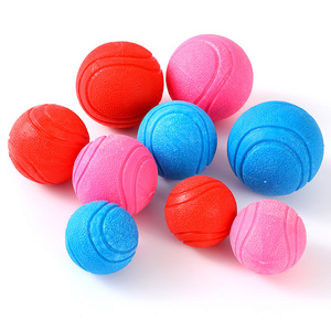 Solid elastic ball toy three sizes of training dog bite ball Medium to large dog bite resistant teething pet dog toy ball