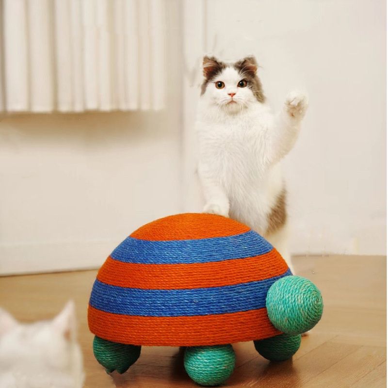 Handmade original balloon art cat climbing frame sisal cat claw board one grinding claw wear-resistant vertical cat toy