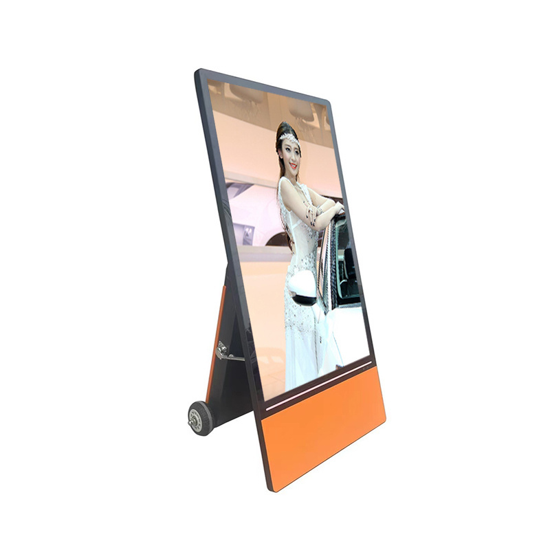 43 inch outdoor digital signage information kiosk LCD advertising equipment Outdoor portable mobile charging digital signage