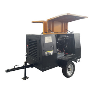 Portable Cheap Mobile 5m3/min Air Displacement 8 Bar  Diesel Screw  Air Compressor 185CFM  for Sand Blasting