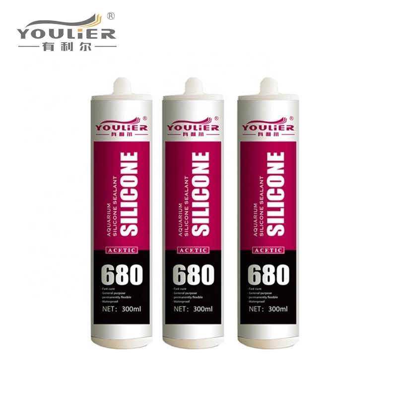 glass cement clear 450ml anti fungal 5 grams clear 100% bathroom silicone sealant made in china